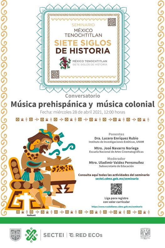 Conferencia: Música prehispánica y colonial 2021